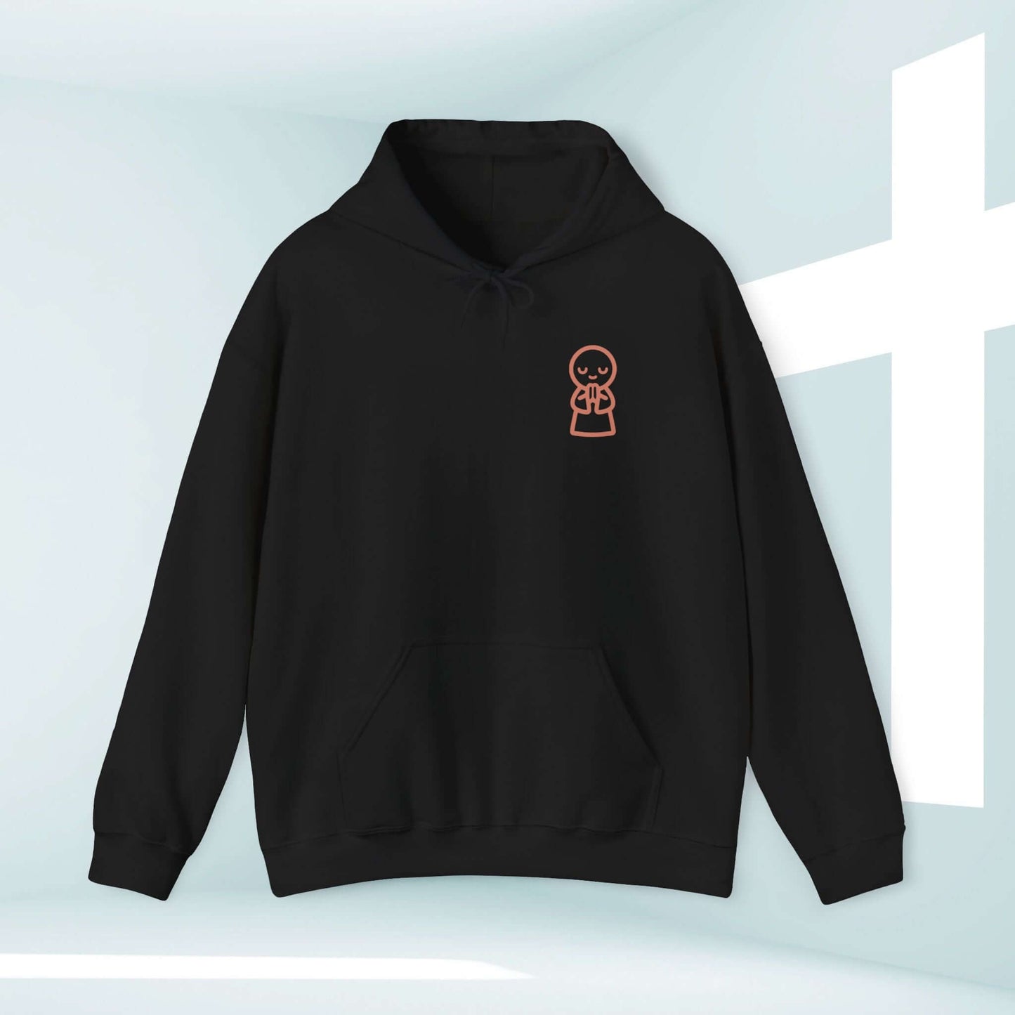 Worship Freely Christian hoodie with faith-based graphic, perfect church, prayer, and worship shirt. Inspirational Christian apparel.