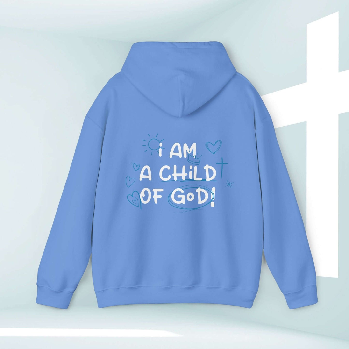 I Am A Child Of God Christian hoodie, inspirational Bible verse hoodie, faith-based pullover hoodie, unisex religious sweatshirt