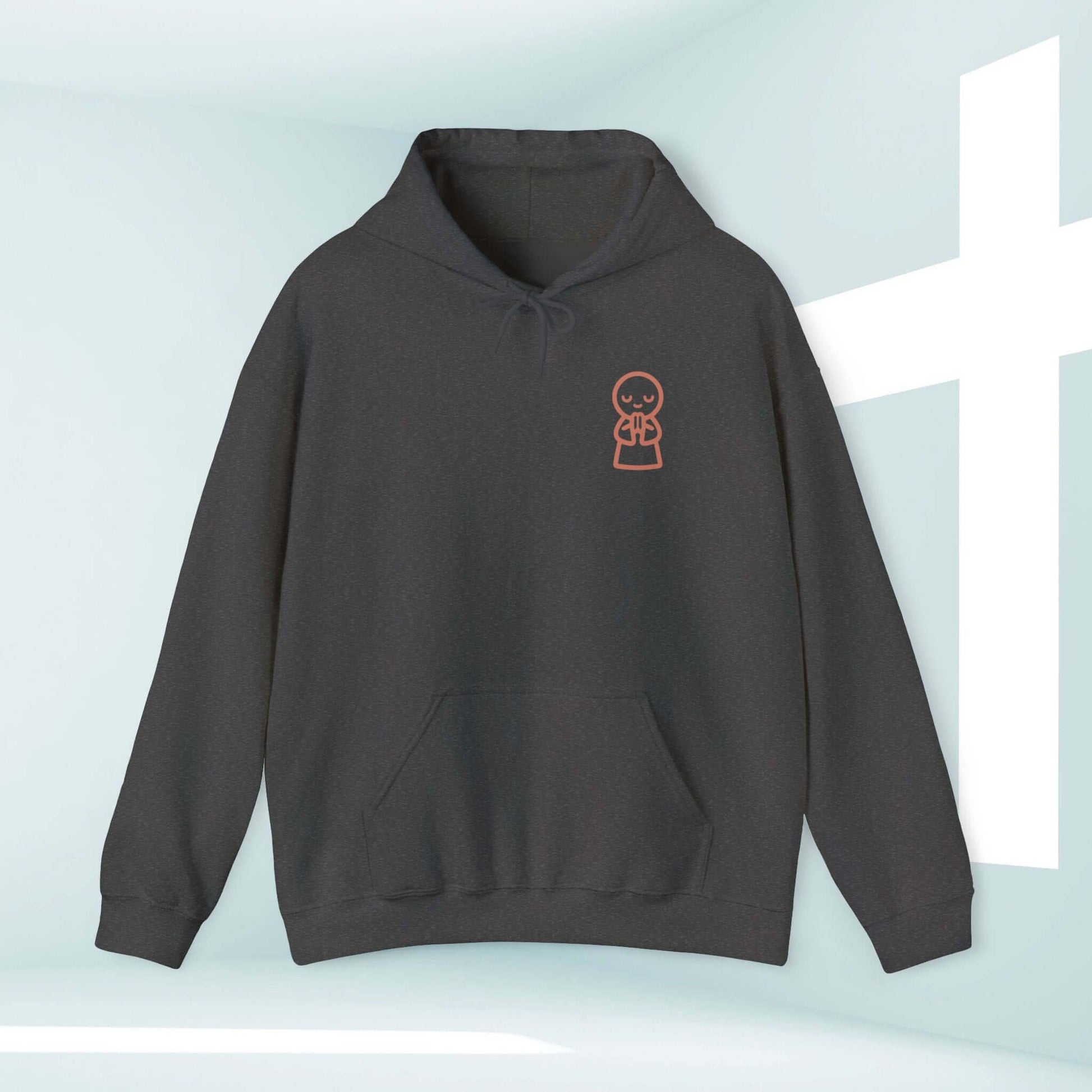 Worship Freely Christian hoodie with front faith-based graphic, ideal as a worship, church, prayer, or bible verse shirt.