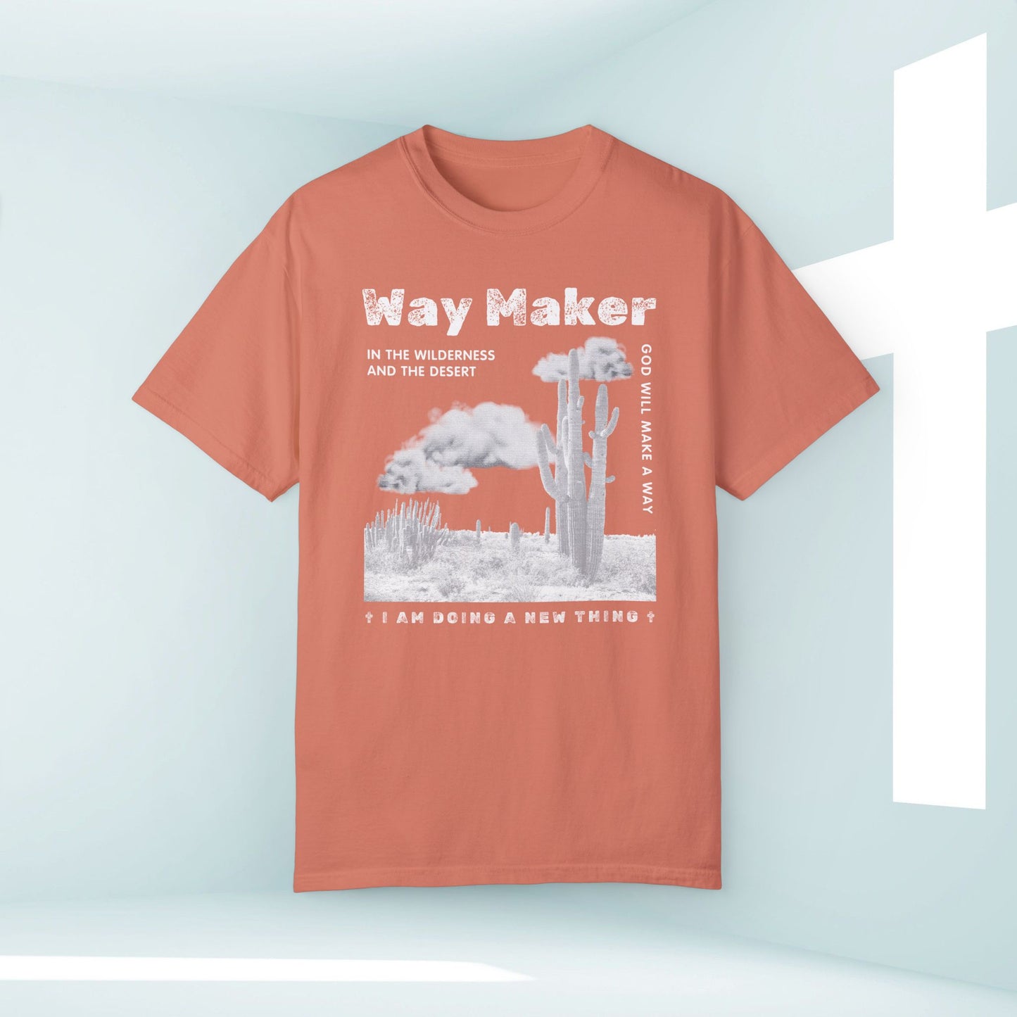 Boho Way Maker Christian TShirt Faith Bible Verse Waymaker Shirts