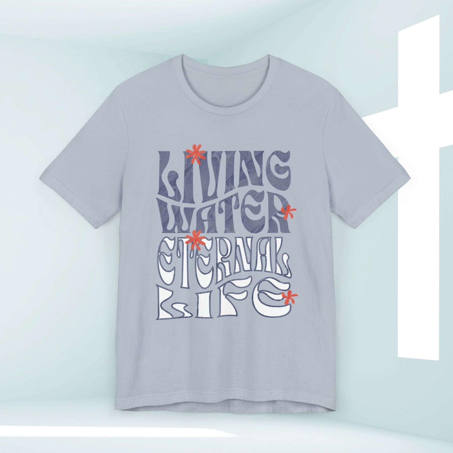 Living Water Faith Elevated Christian T-Shirt with Inspirational Message