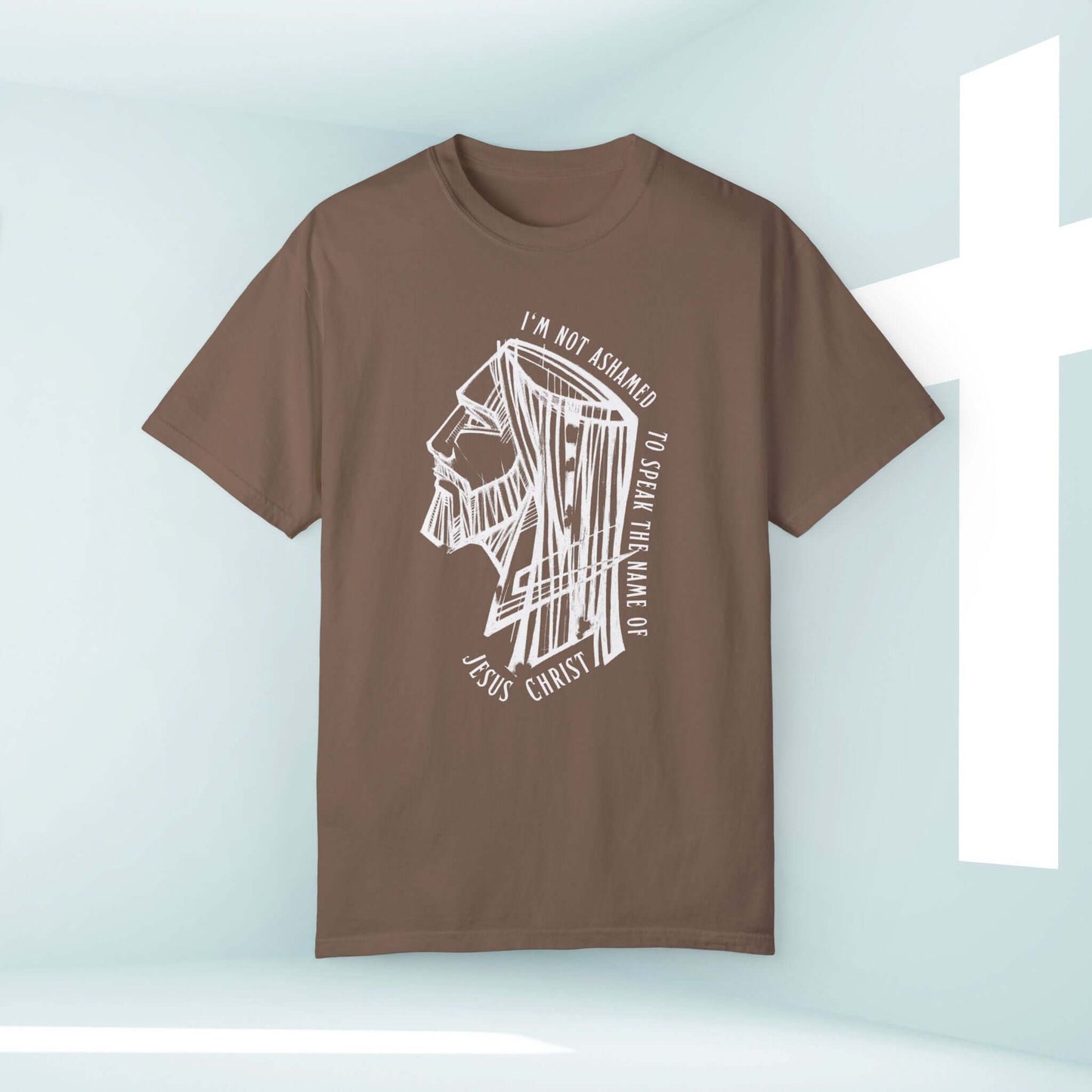 I'm Not Ashamed Men's Christian T-Shirt - Jesus T-Shirt, Inspirational Religious Tee, featuring Faith-Based Design