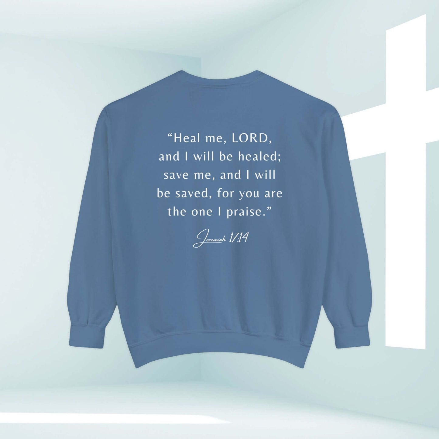 Hope In The Healing Christian Sweatshirt with Bible Verse for Cancer Survivor and Get Well Soon Gift