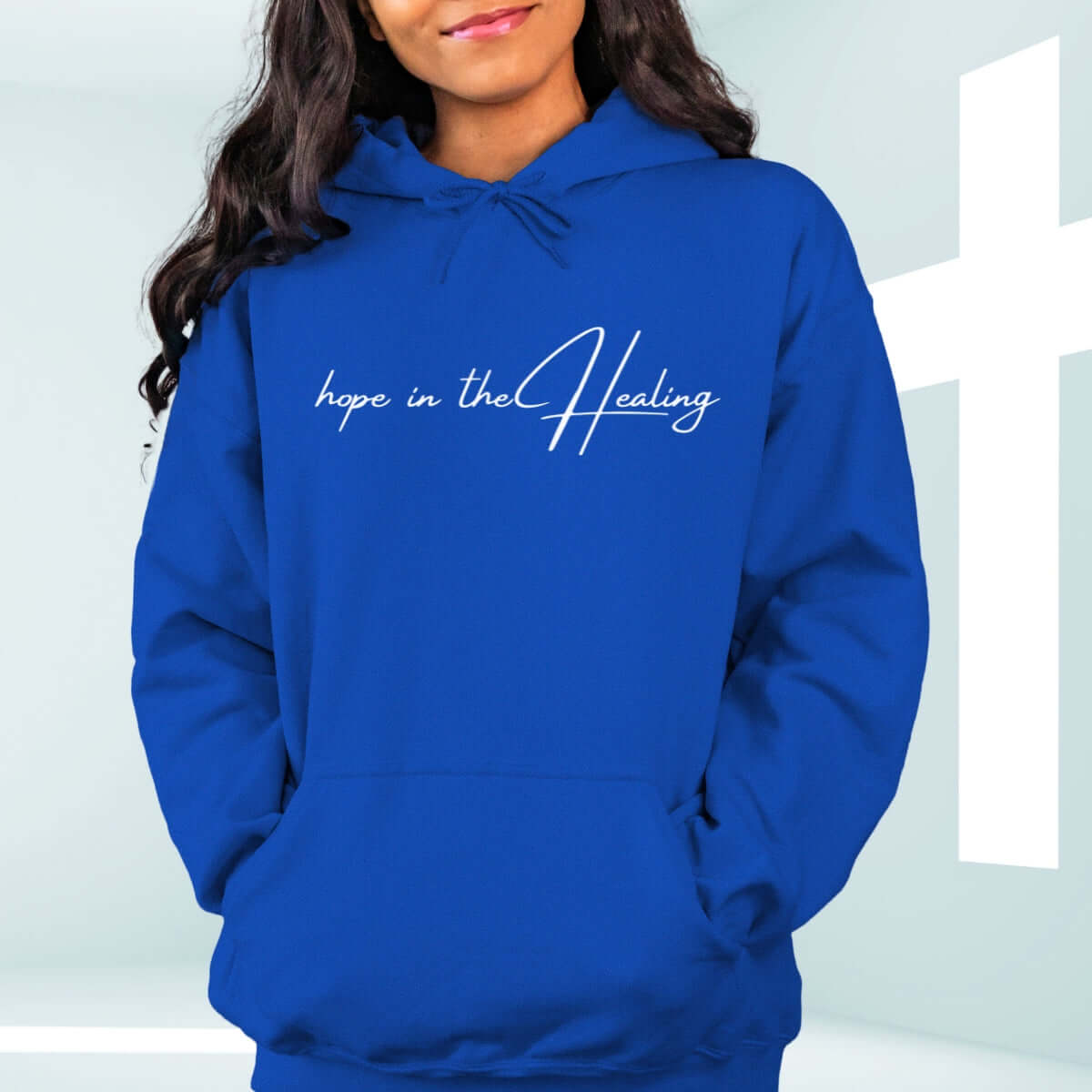 Christian Hoodie Hope In The Healing Get Well Soon Gift Inspirational Faith-Based Hooded Sweatshirt